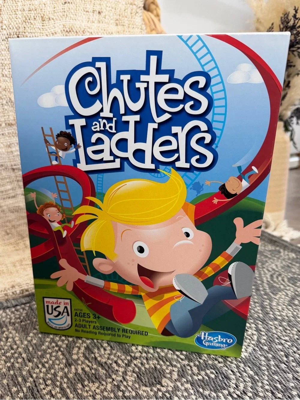 New Hasbro Chutes and Ladders Family Children’s Board Game Brand New